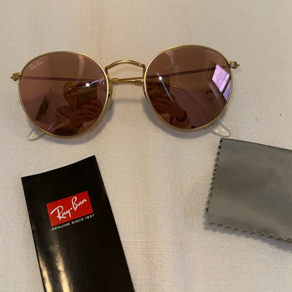 Rayban circle flash sunglasses